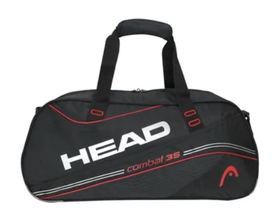 Bolso Head New Combat 35 Lts Negro/rojo