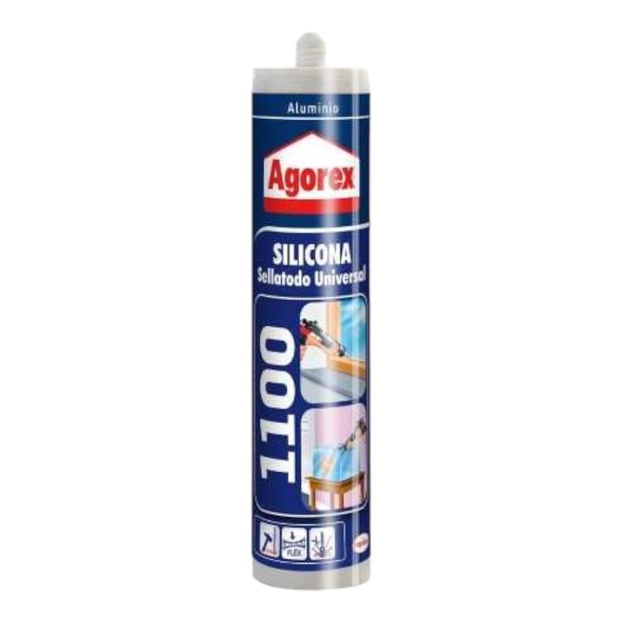 Agorex Silicona 1100 Aluminio 310ml