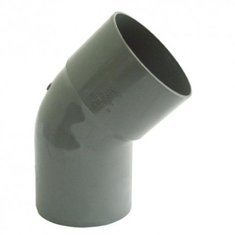 Codo Pvc Sanitario Gris 110 X 45mm