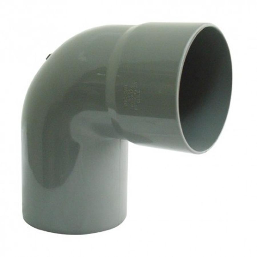 Codo Pvc Sanitario Gris 50x87,5mm