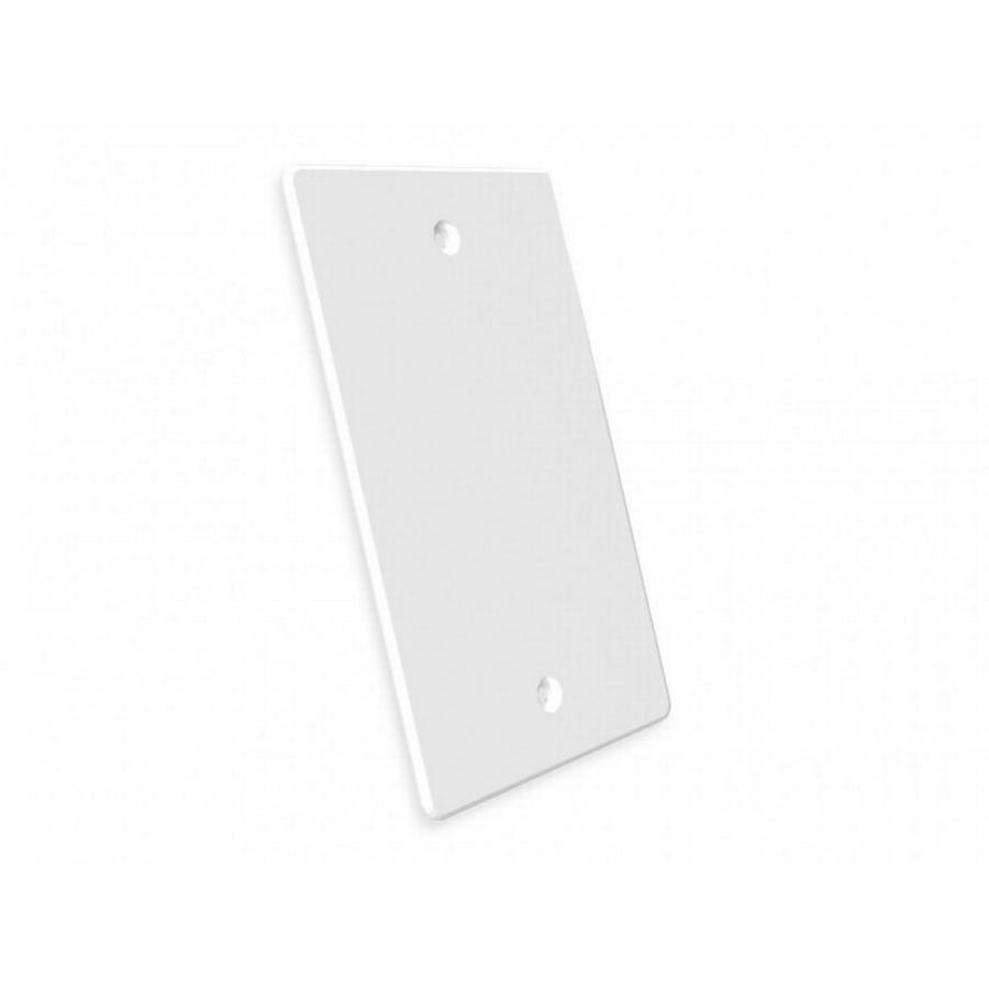 Tapa Ciega Con Tornillos Hoffens Blanco