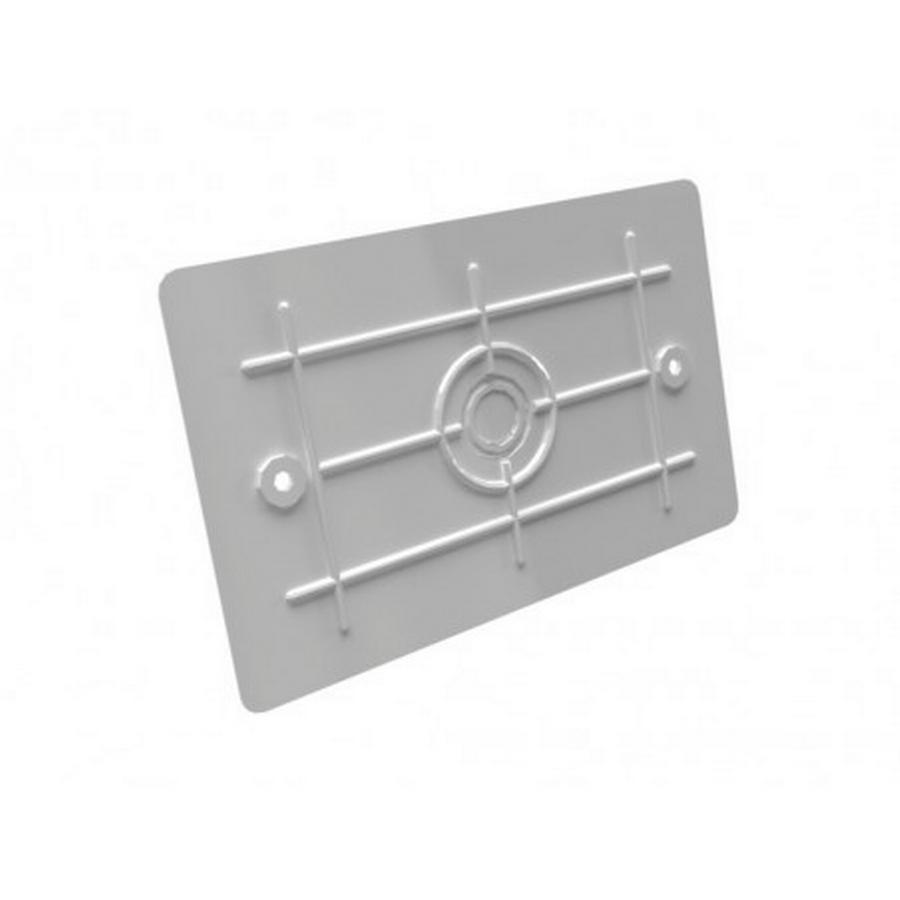 Tapa Ciega Con Tornillos Hoffens Blanco