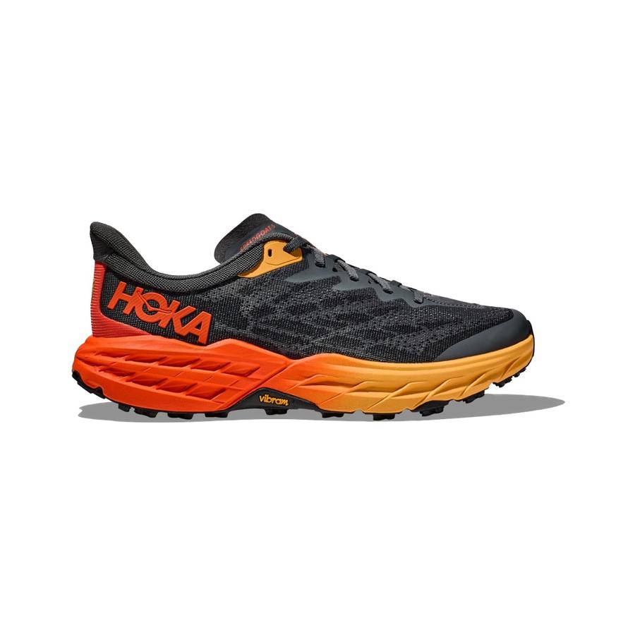 Zapatillas Deportivas Hombre Hoka Speedgoat 5 Negro Naranjo
