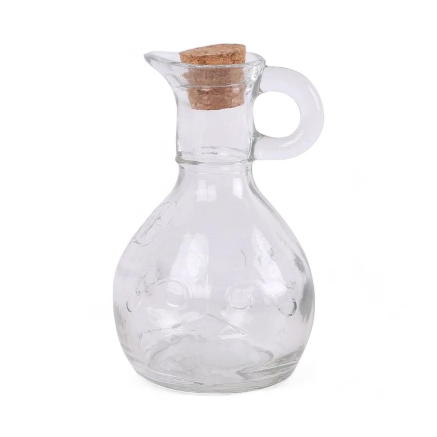 Aceitero Home Well Con Corcho Vidrio Transparente