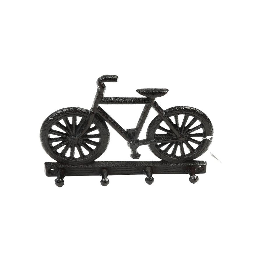 Perchero Metal Bicicleta 20X13 Cm Home Well Negro