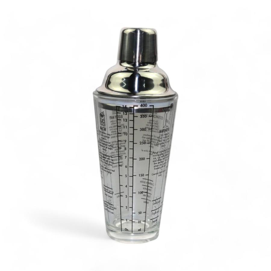 Coctelera Home Well Vidrio VIDRIO 23 Cm 450 Ml Transparente