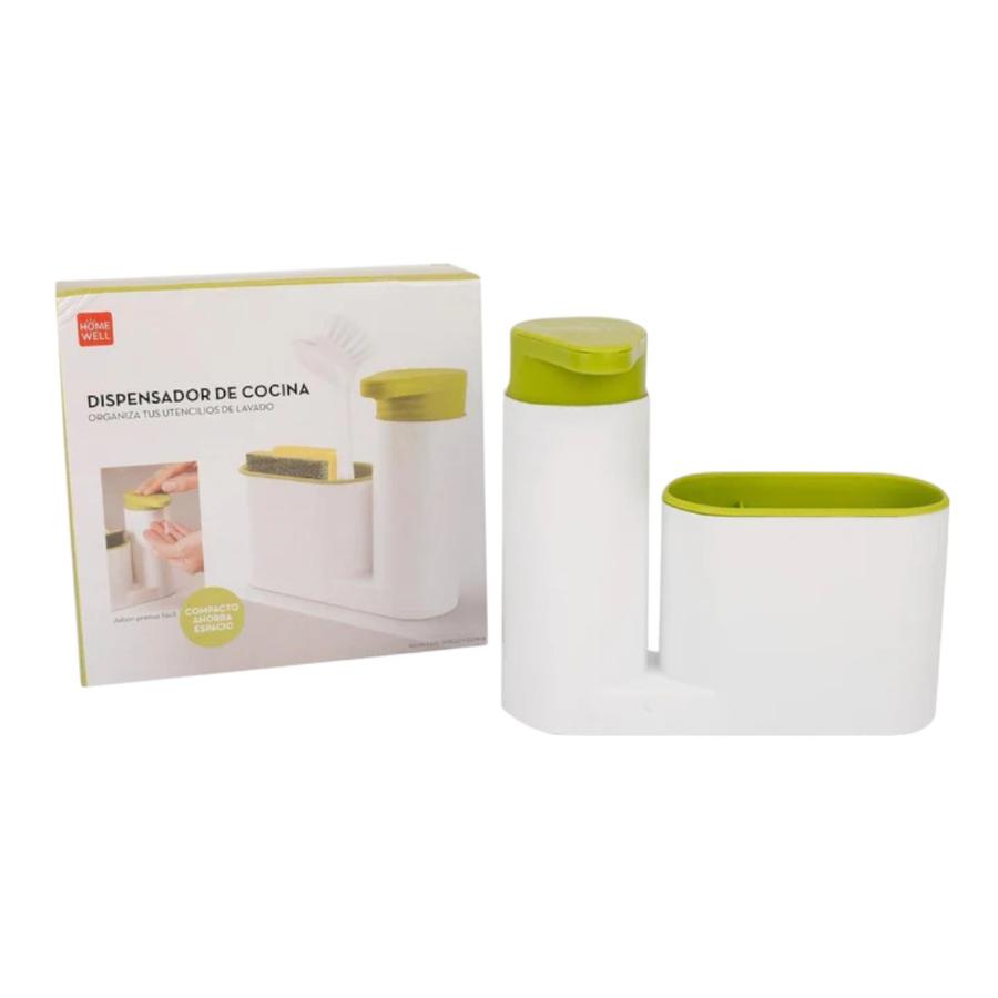 Dispensador De Lavaloza 17 x 17 Cm Home Well Blanco