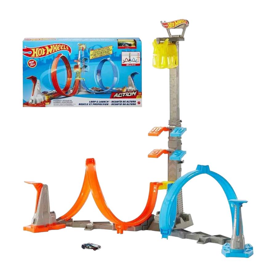 Pista Hot Wheels Desafío De Altura
