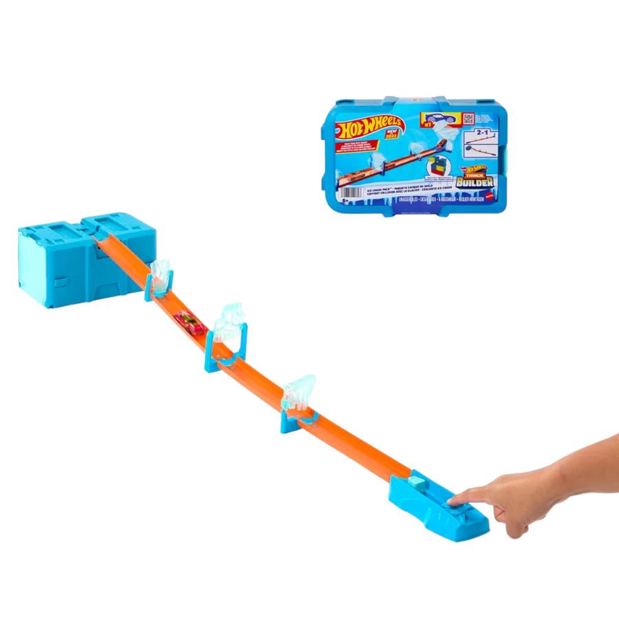 Pista Track Builder Acrobacias Hot Wheels