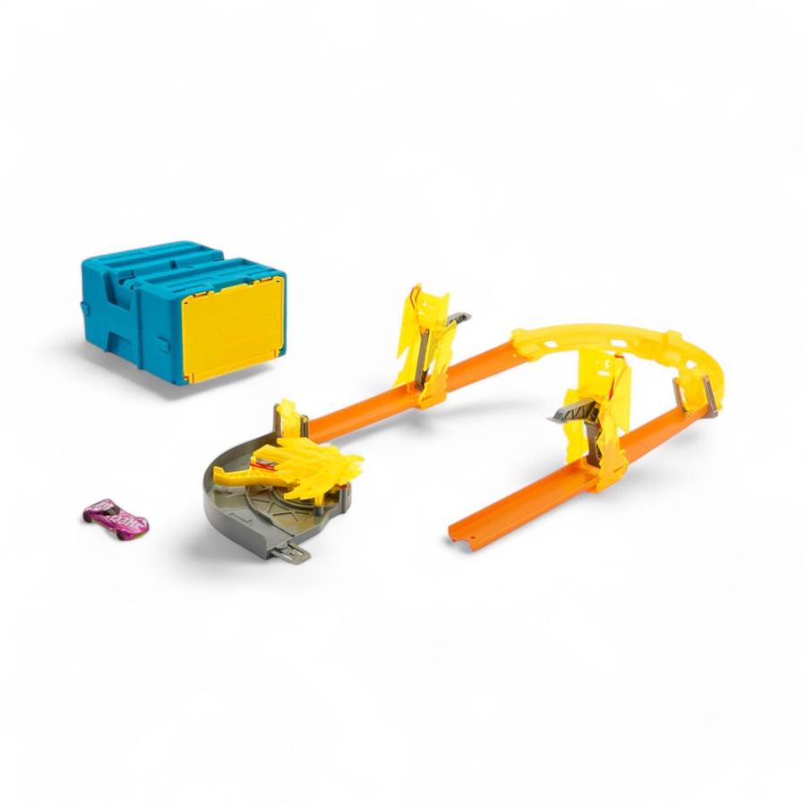Pista De Carreras Hot Wheels Track Builder Caja Mediana