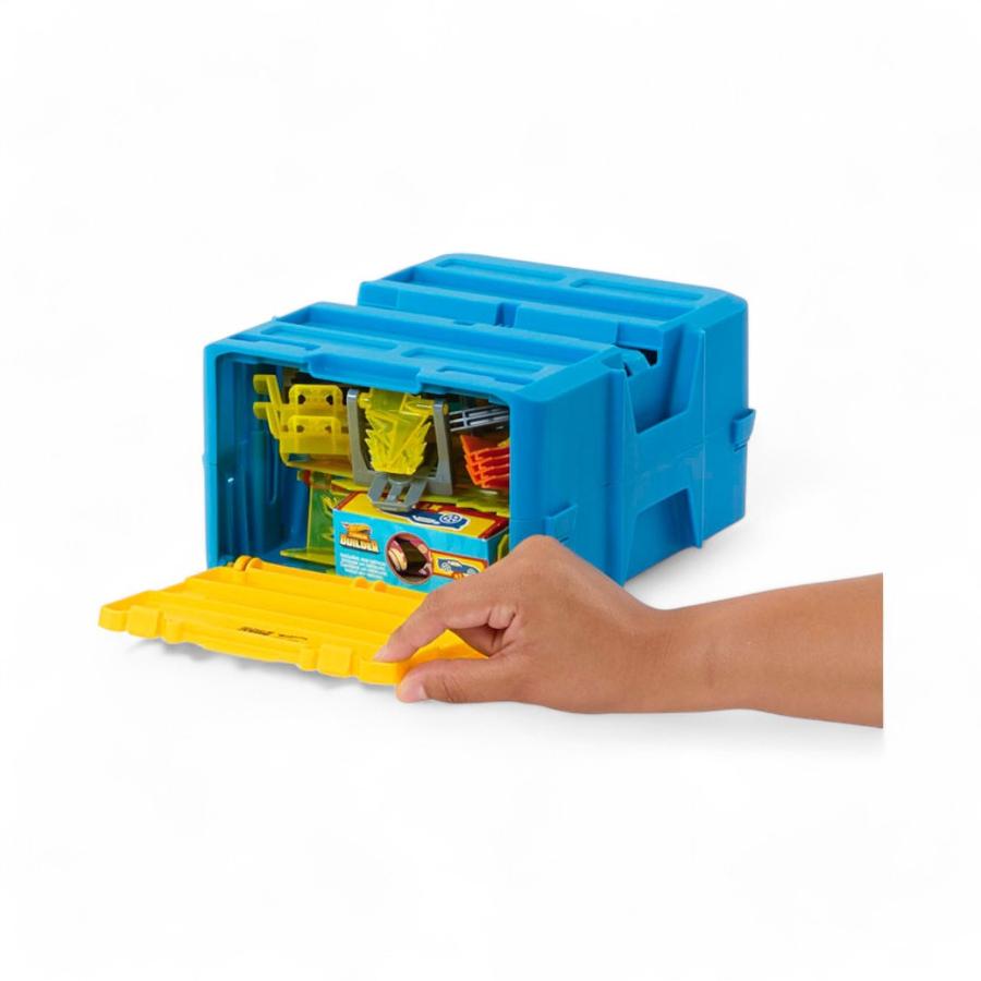 Pista De Carreras Hot Wheels Track Builder Caja Mediana