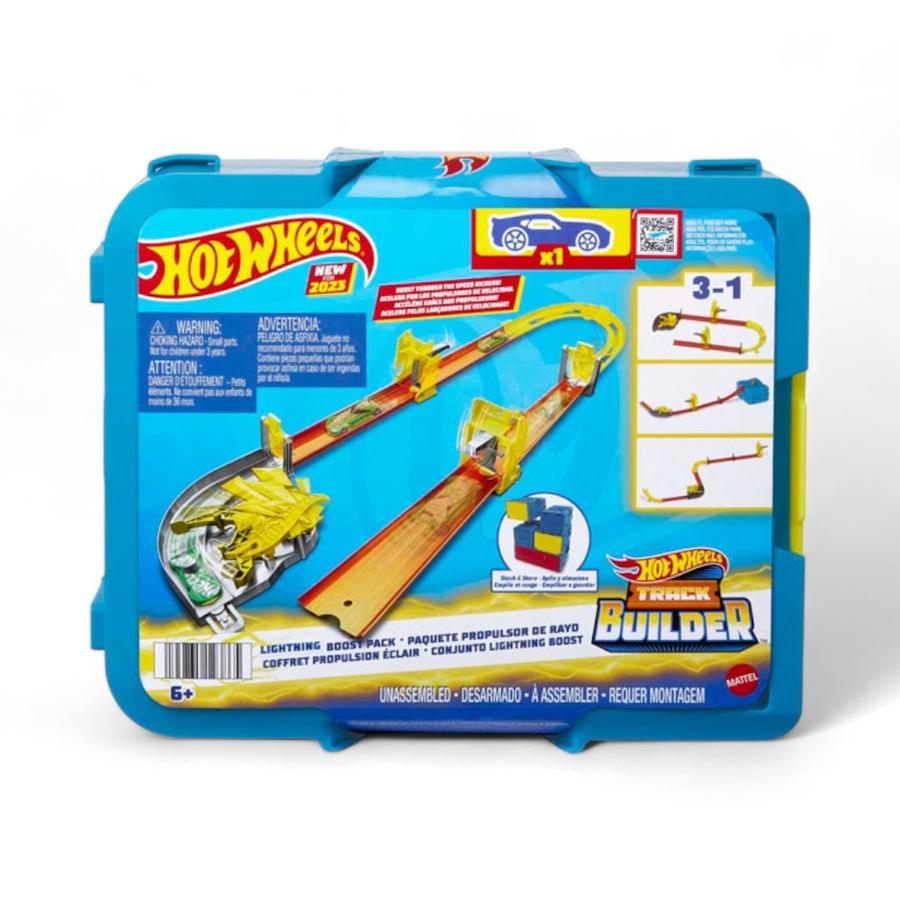 Pista De Carreras Hot Wheels Track Builder Caja Mediana