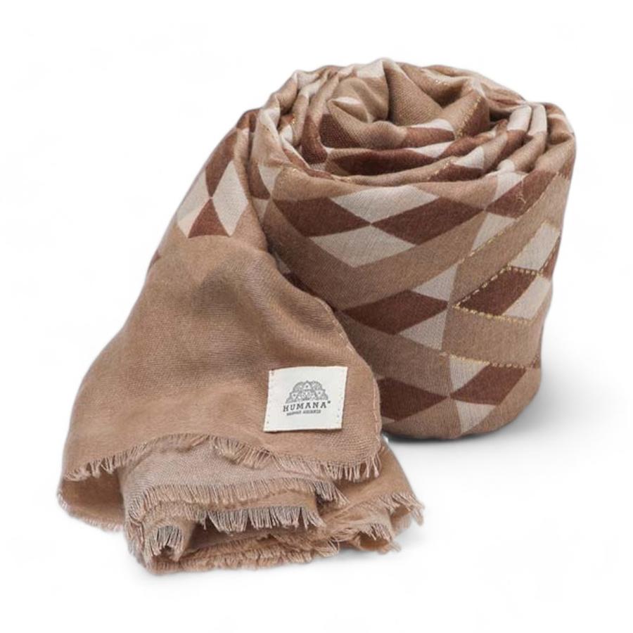 Pañuelo Estampado Mujer Ávila Humana Café