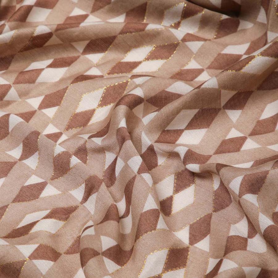 Pañuelo Estampado Mujer Ávila Humana Café