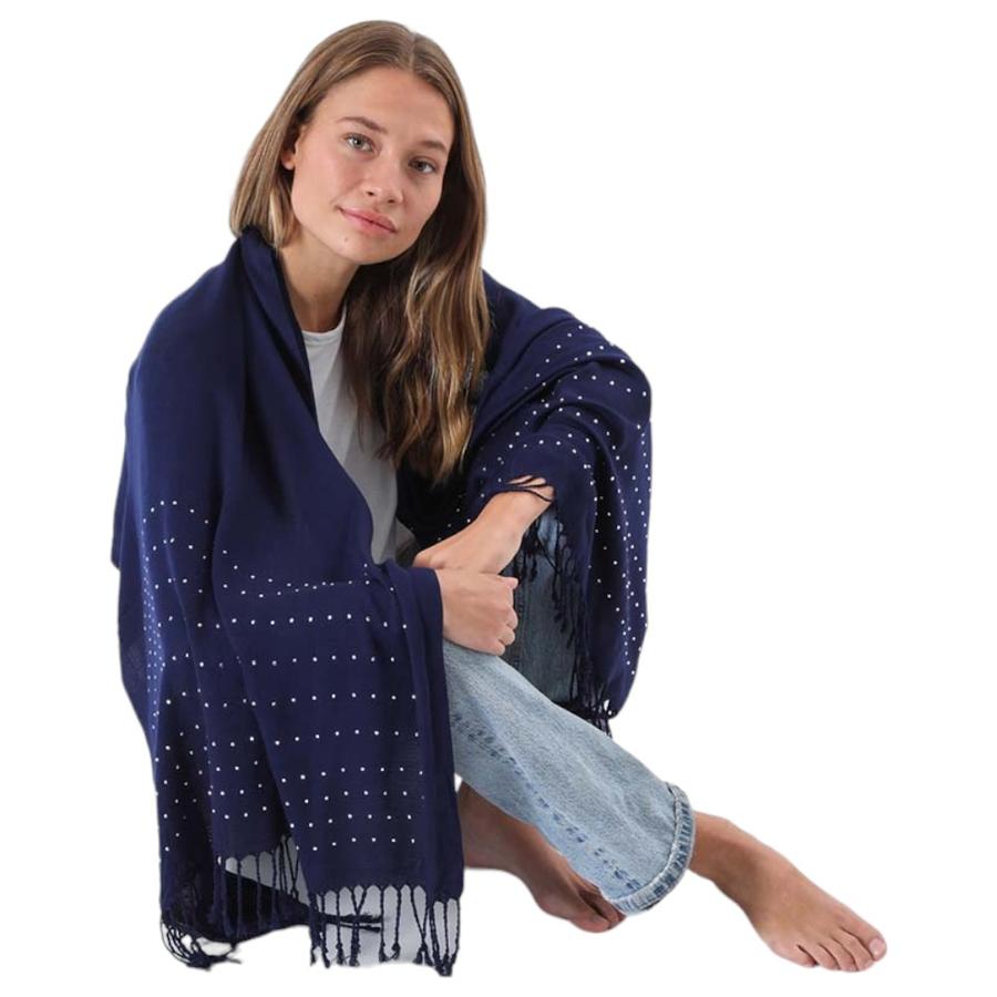 Pañuelo Liso Mujer Algeciras Humana Azul