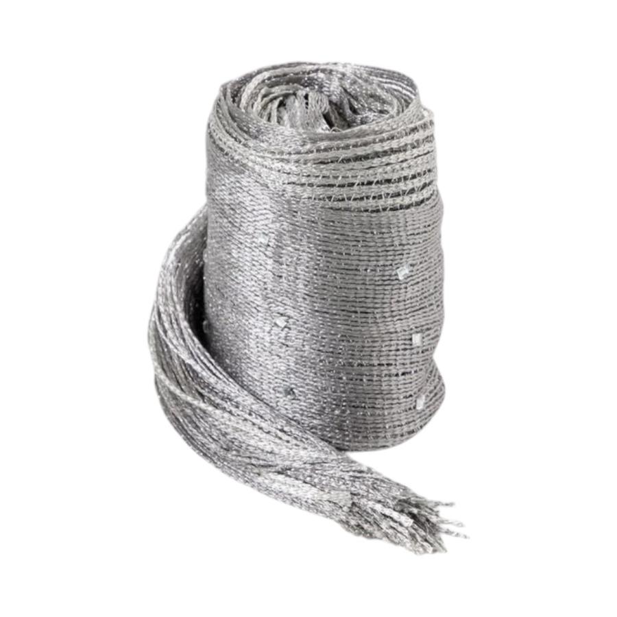 Pañuelo Liso Mujer Humana Reed Plateado