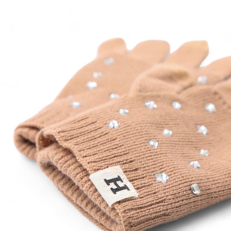 Guantes Mujer Studs Humana Café