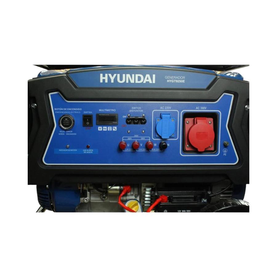 Generador Eléctrico Hyundai Trifásico 6500W 25 Litros 