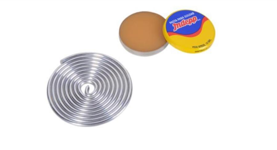 Soldadura Estano 1/8 Con Pasta