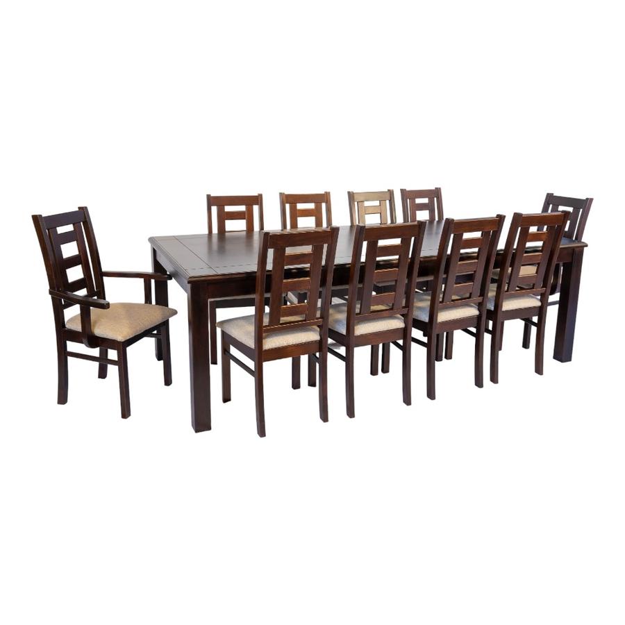 Comedor Sevilla Rectangular Insigne 10 Sillas Chocolate
