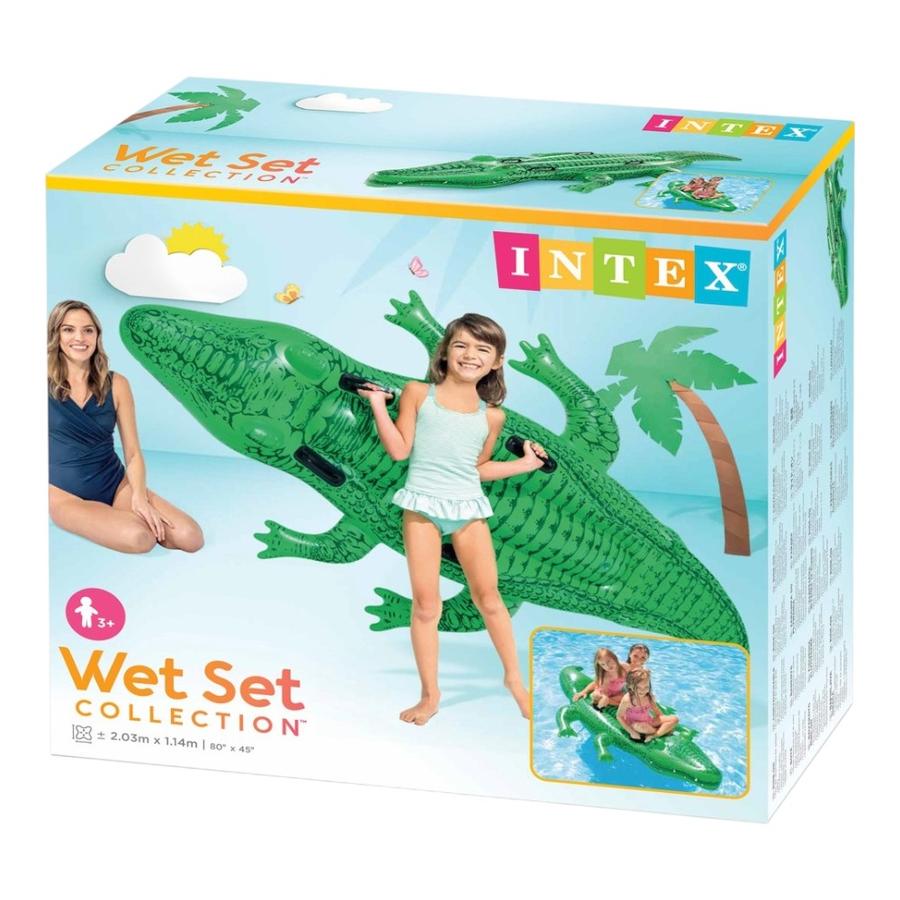 Flotador Inflable Intex Cocodrilo 58562NP Verde