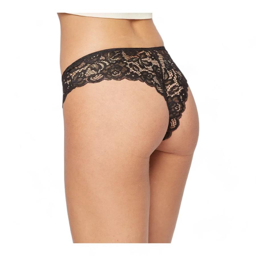 Pack 3 Calzones Mujer Intime Culotte Encaje Negro