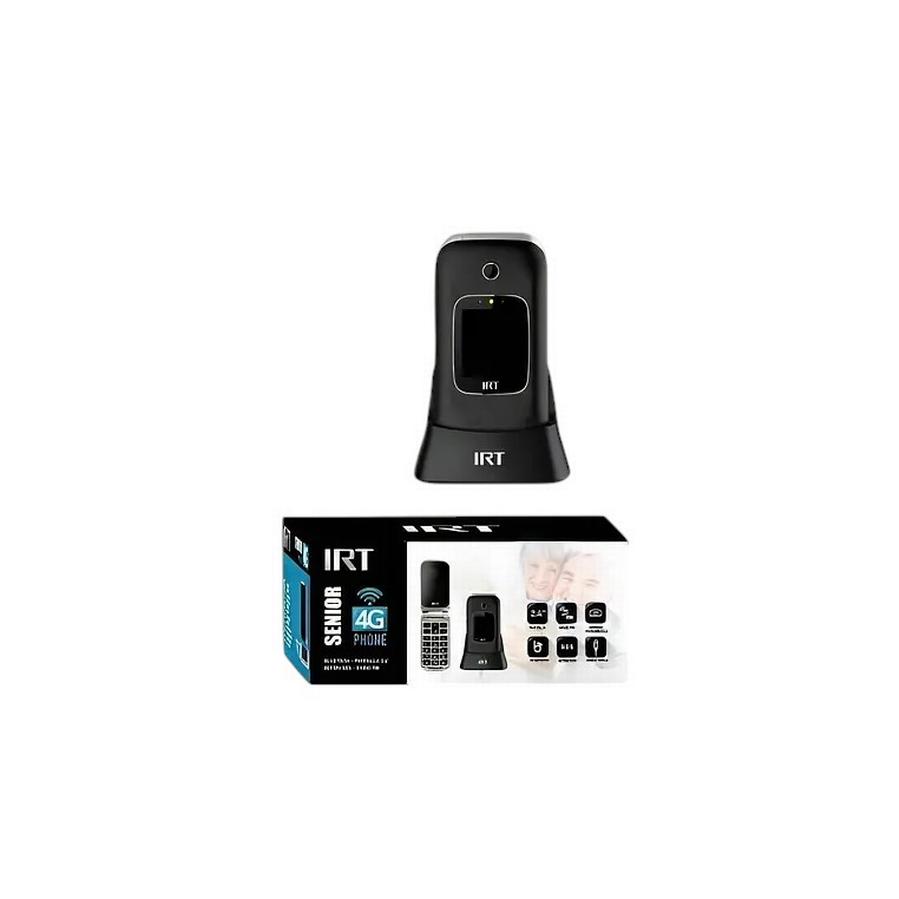 Celular Senior Phone IRT 4G Clamshell Negro