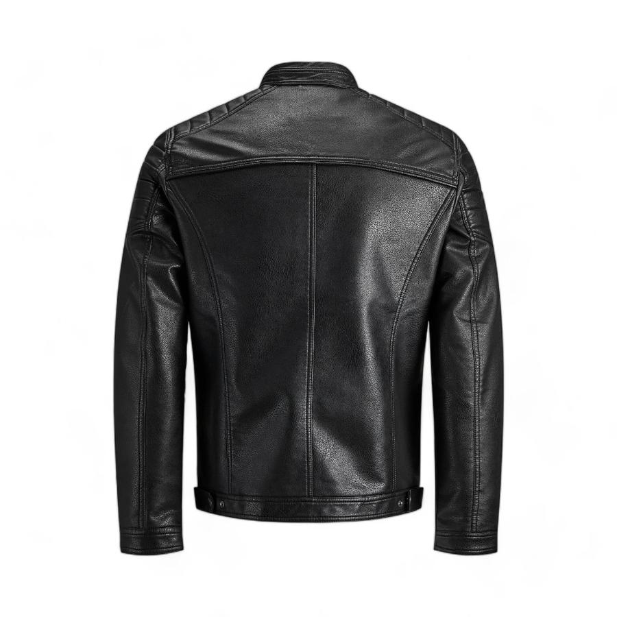 Chaqueta Hombre Jack&Jones Biker Antelina Negro