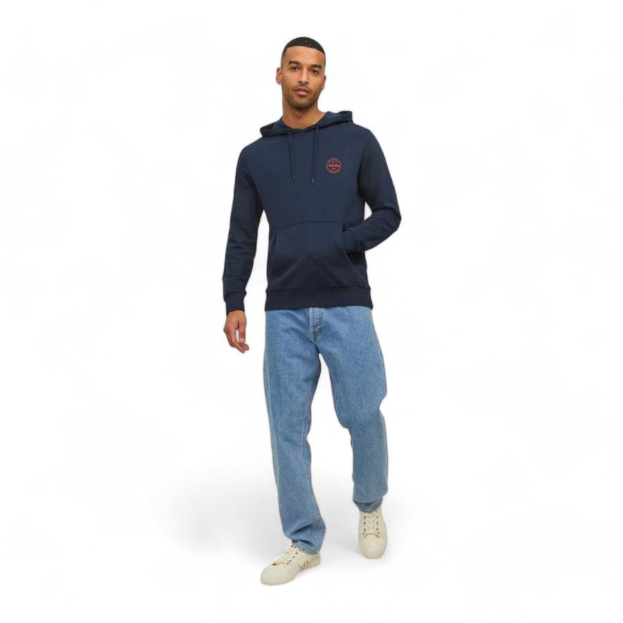 Poleron Shark Capucha Hombre Jack & Jones Navy
