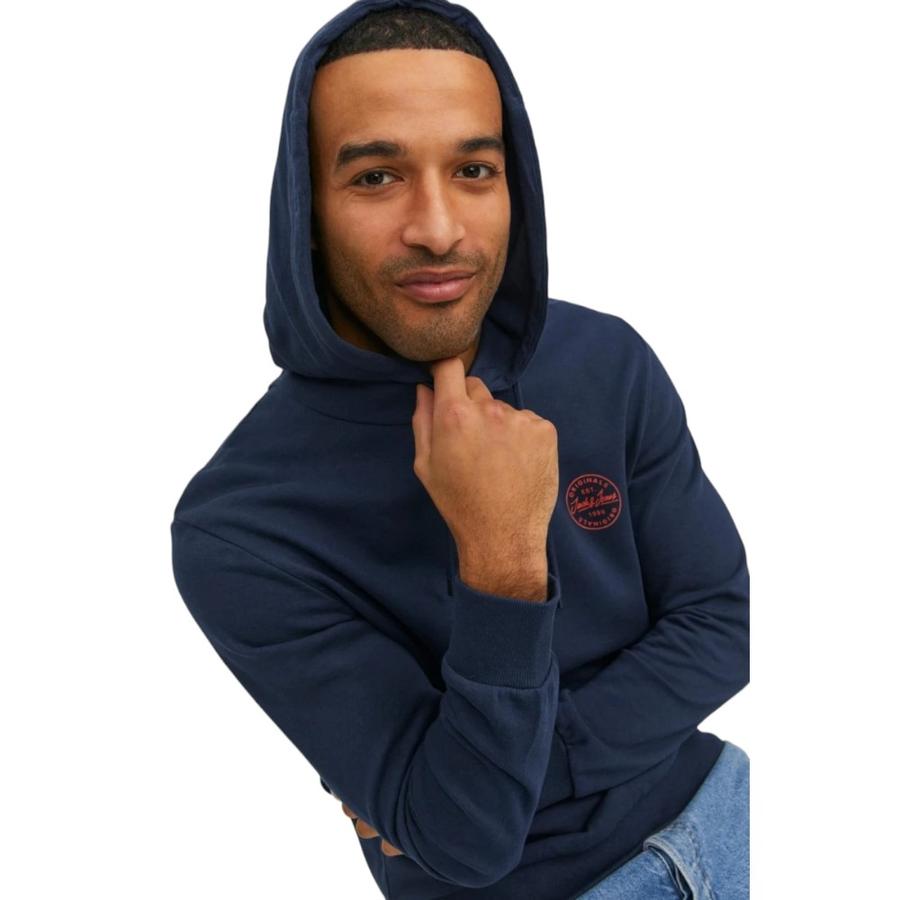 Poleron Shark Capucha Hombre Jack & Jones Navy