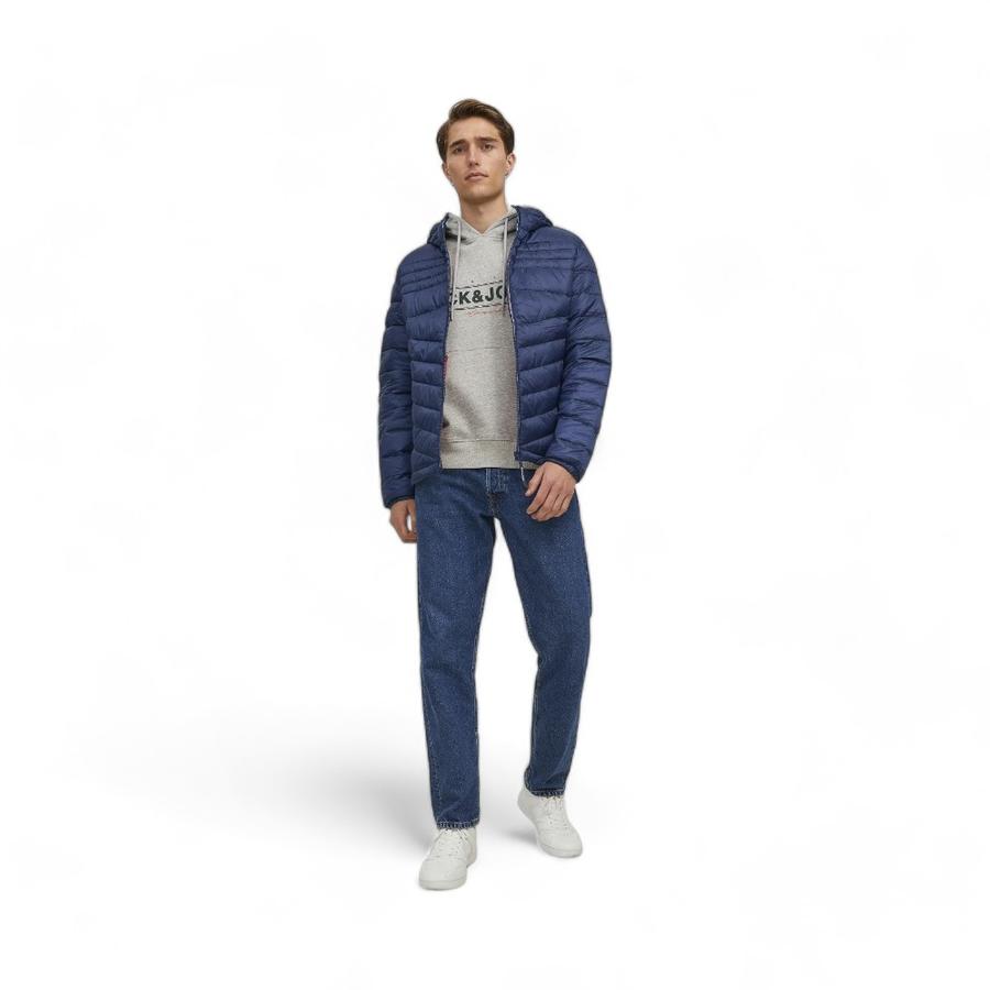 Chaqueta Hombre Jack&Jones Full Zipper Puffer Azul