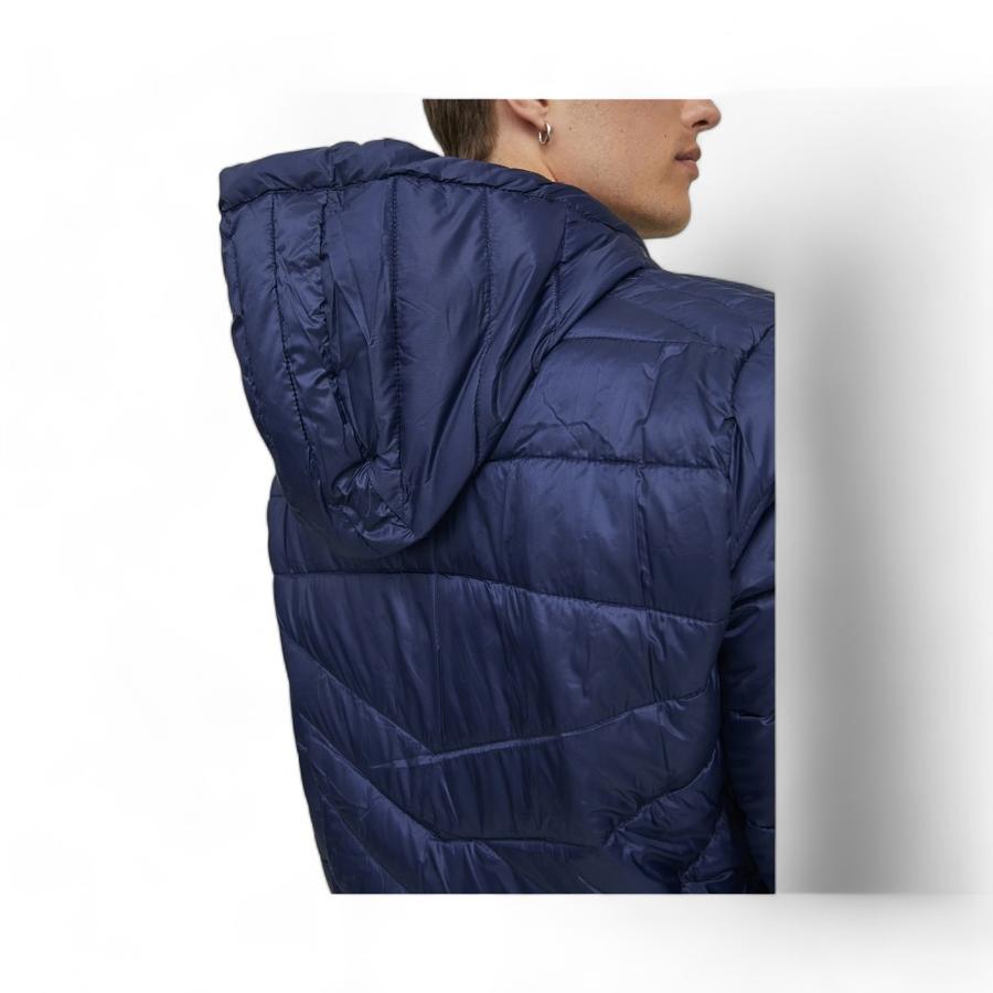 Chaqueta Hombre Jack&Jones Full Zipper Puffer Azul