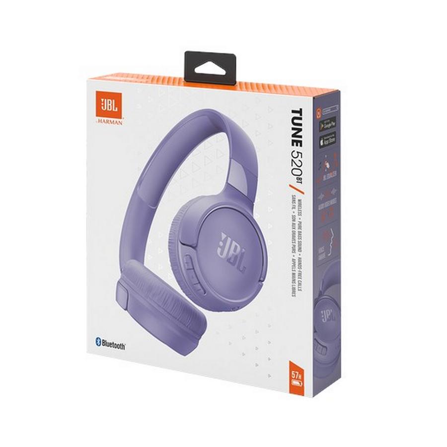 Audífonos Bluetooth JBL Tune 520BT Púrpura