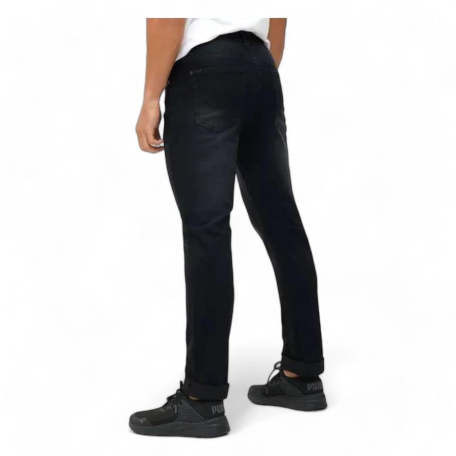 Jeans Basico Slim Fit Hombre J.J.O Negro
