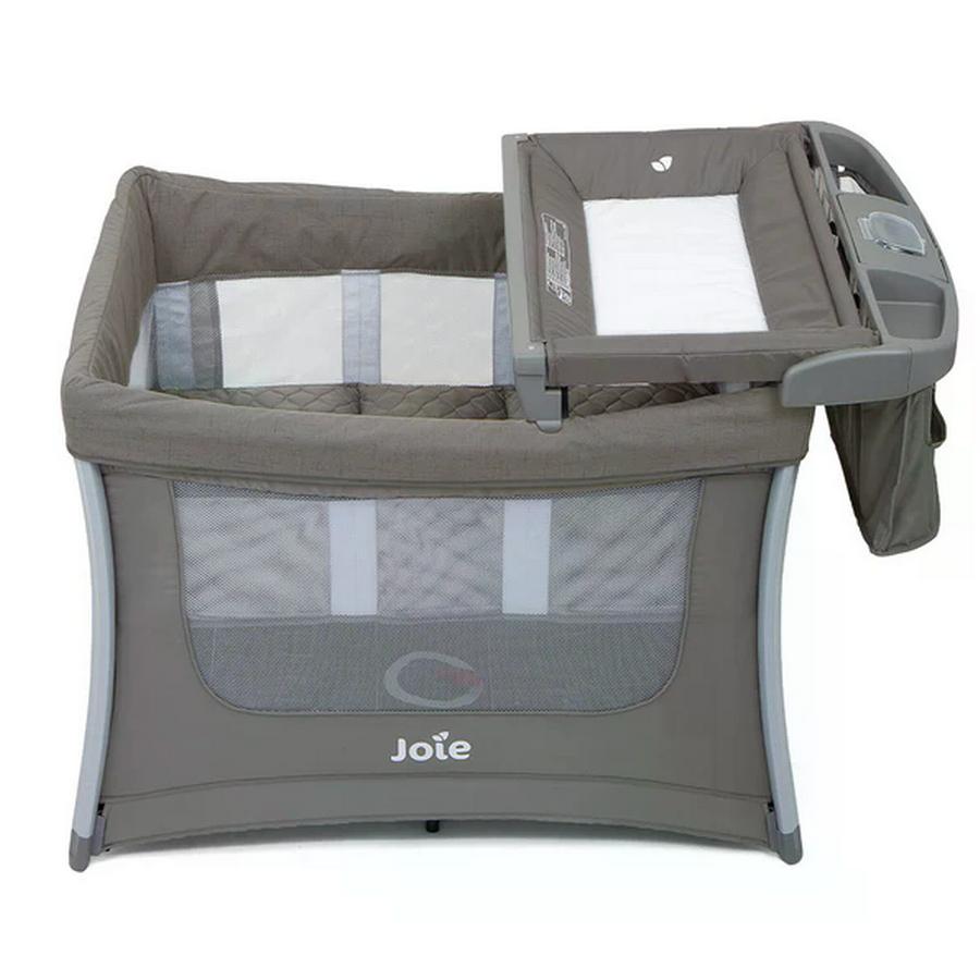 Cuna Joie Pack And Play Illusion Nickle Gris