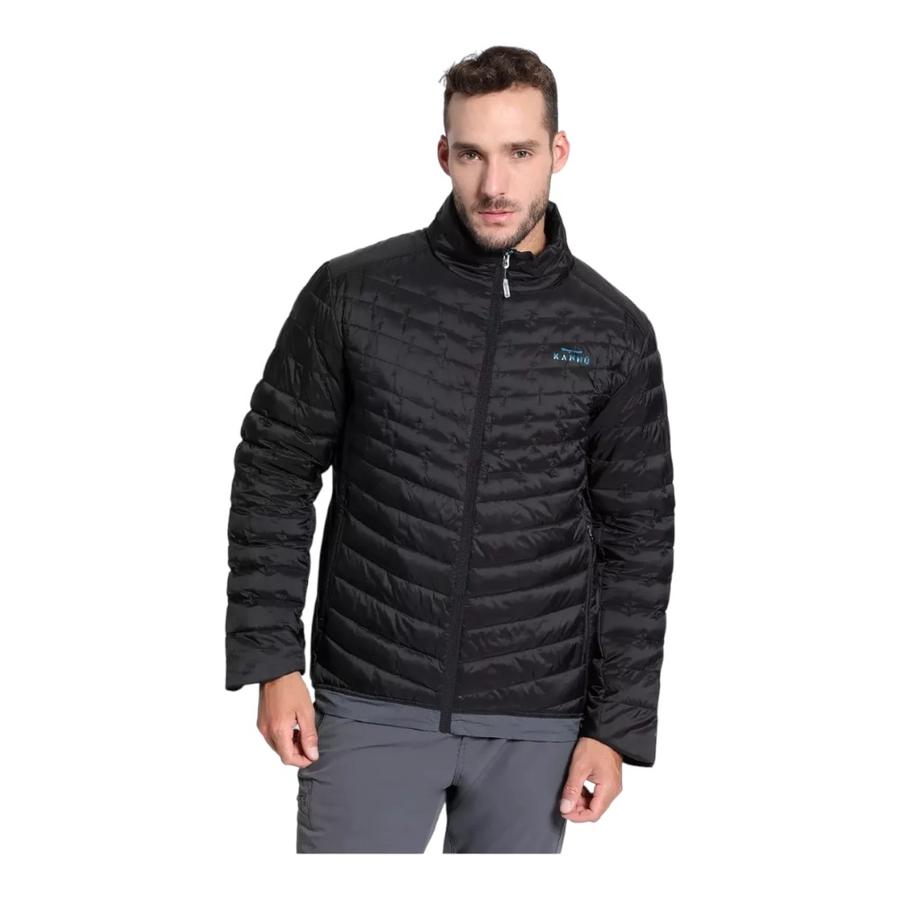 Parka Outdoor Hombre Kannu Acolchada Hibrida Negro