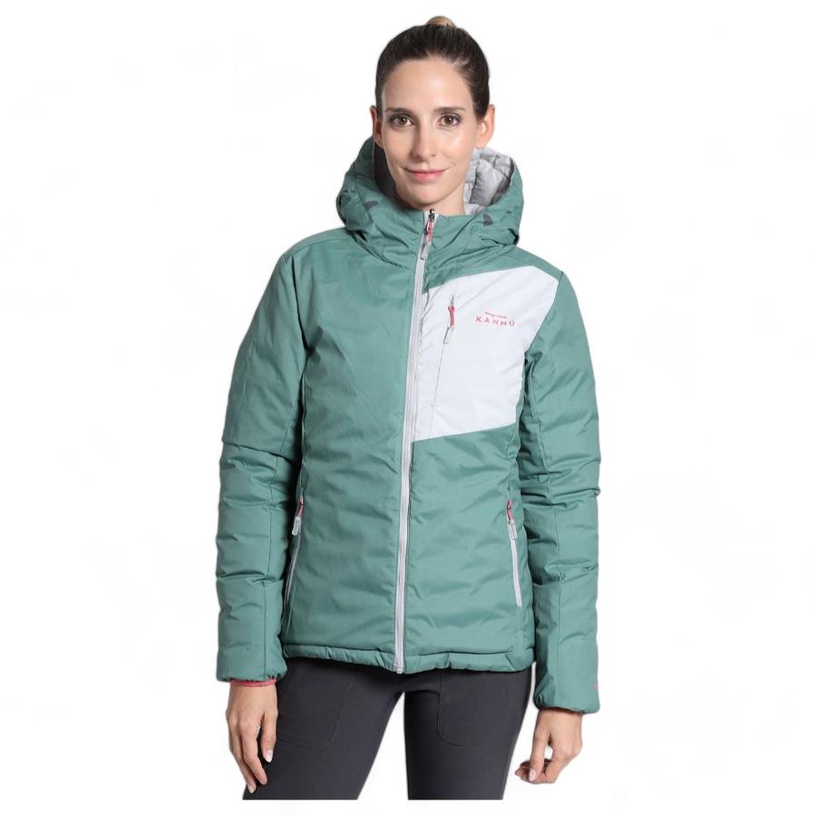 Parka Reversible Dupont Mujer Kannu Gris Claro