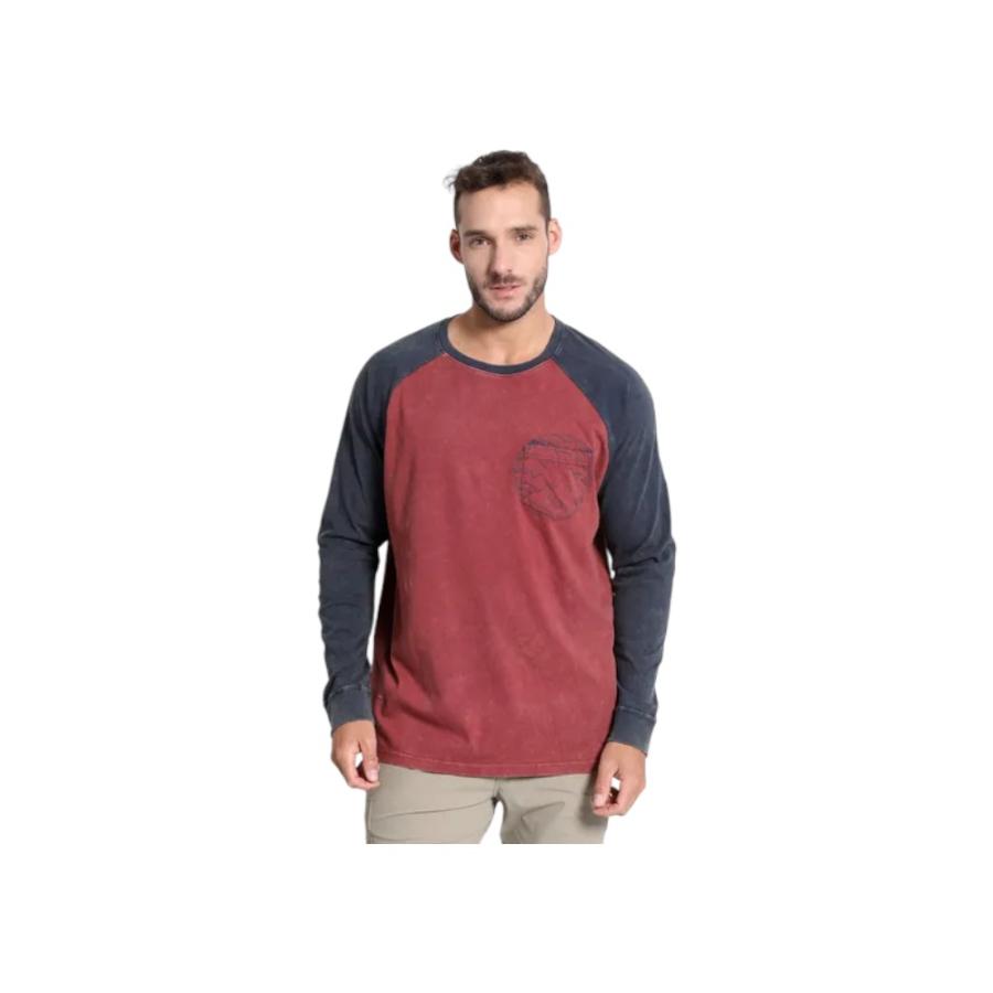 Polera Hombre Kannu Lifestyle Botones Burdeo