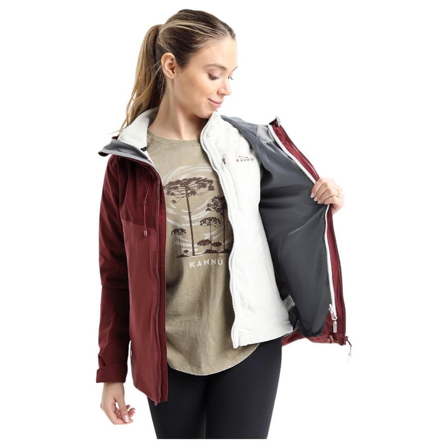 Parka Outdoor 3 En 1 Baker Mujer Kannu Burdeo