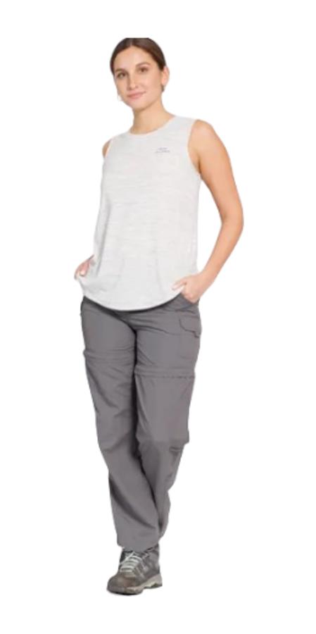 Pantalon Desmontable Kannu KNLI37200N-004 Mujer Gris