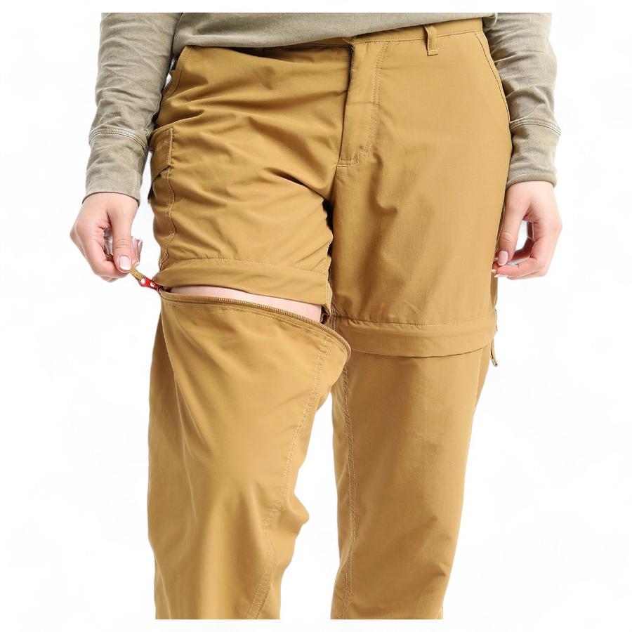 Pantalón Desmontable Mujer Kannu Mostaza
