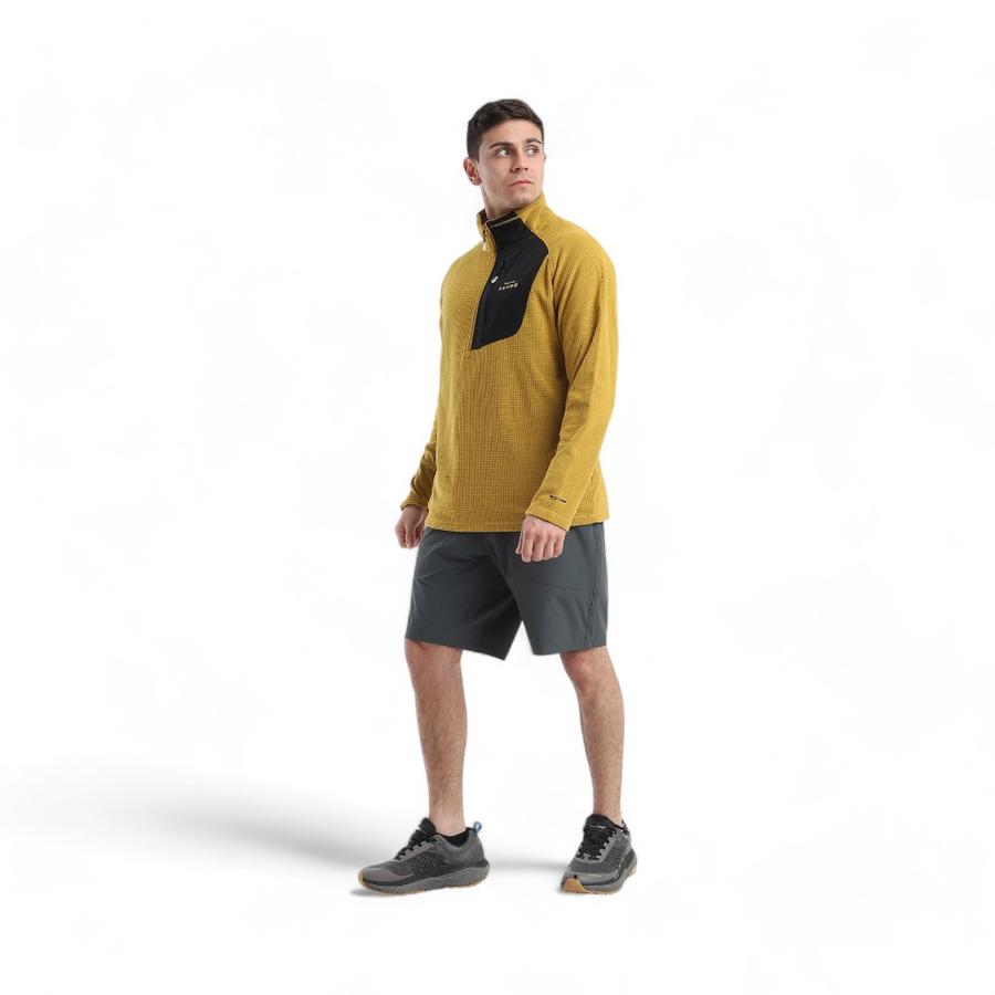 Polar Hombre Kannu Chacabuco 1/4 Zipper Mostaza