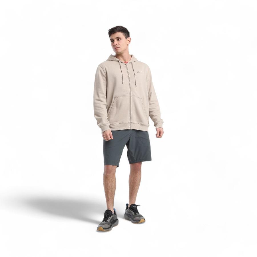 Polerón Hombre Kannu Coigue Full Zipper Beige