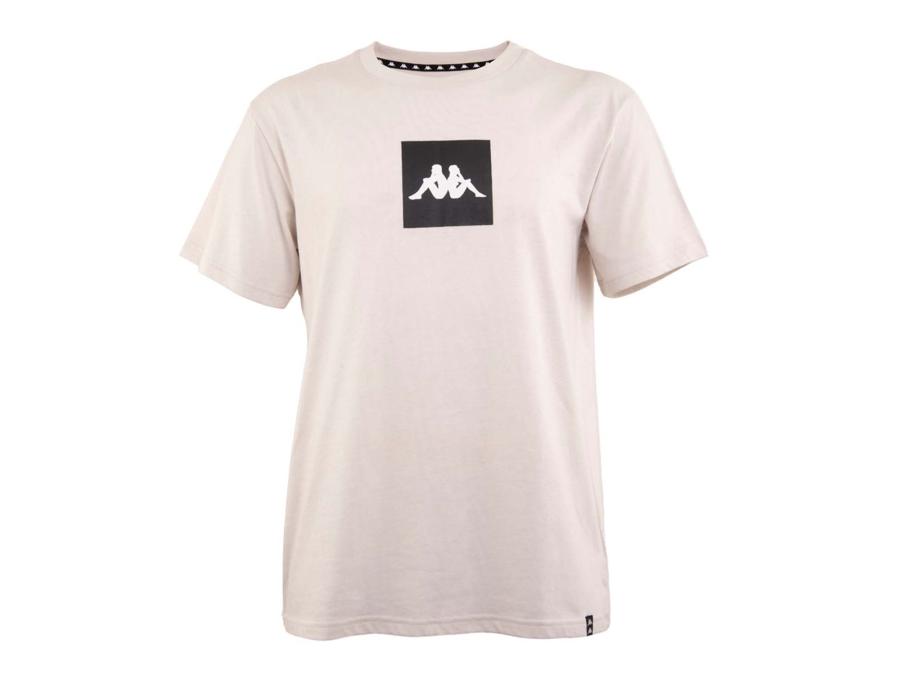 Polera Kappa Logo Hombre Gris