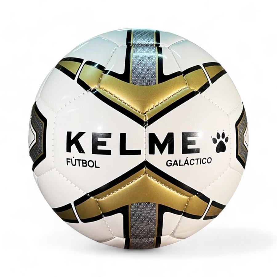 Balon De Fútbol Kelme Galáctico T5 Blanco/Dorado
