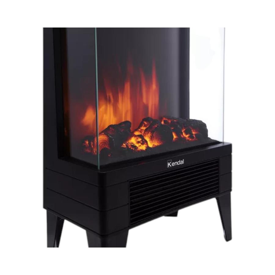 Estufa Chimenea Eléctrica Kendal KCE96S Negra 