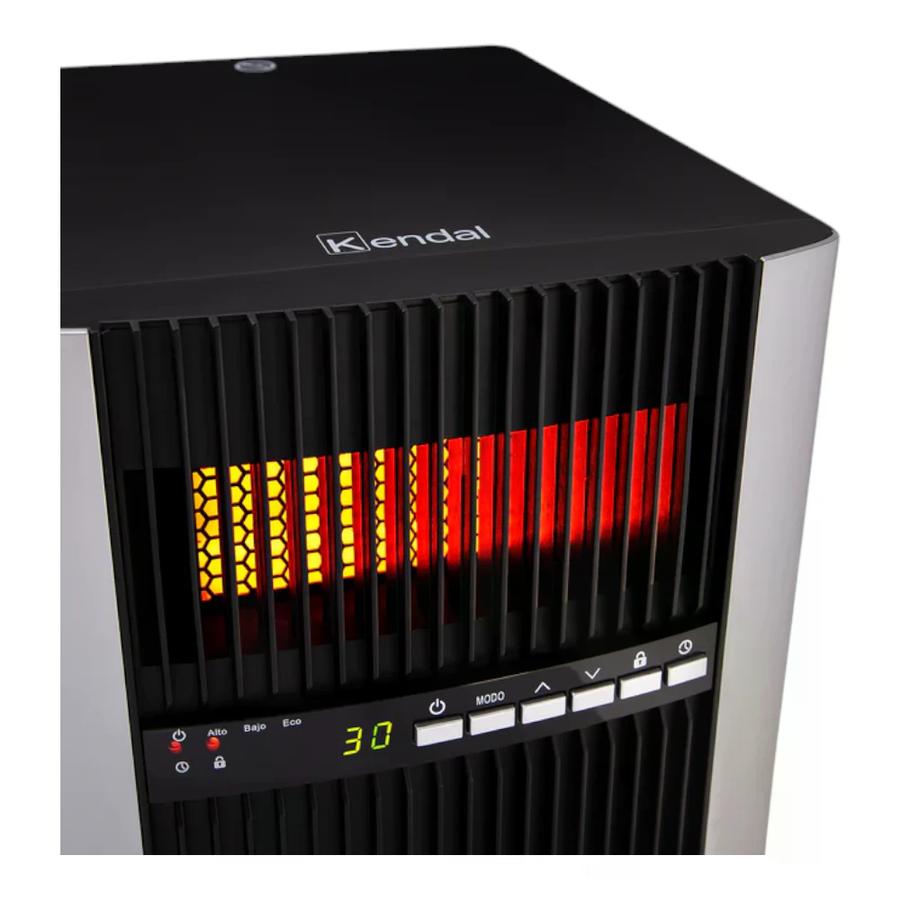 Estufa Infraroja KPT-96T Negro