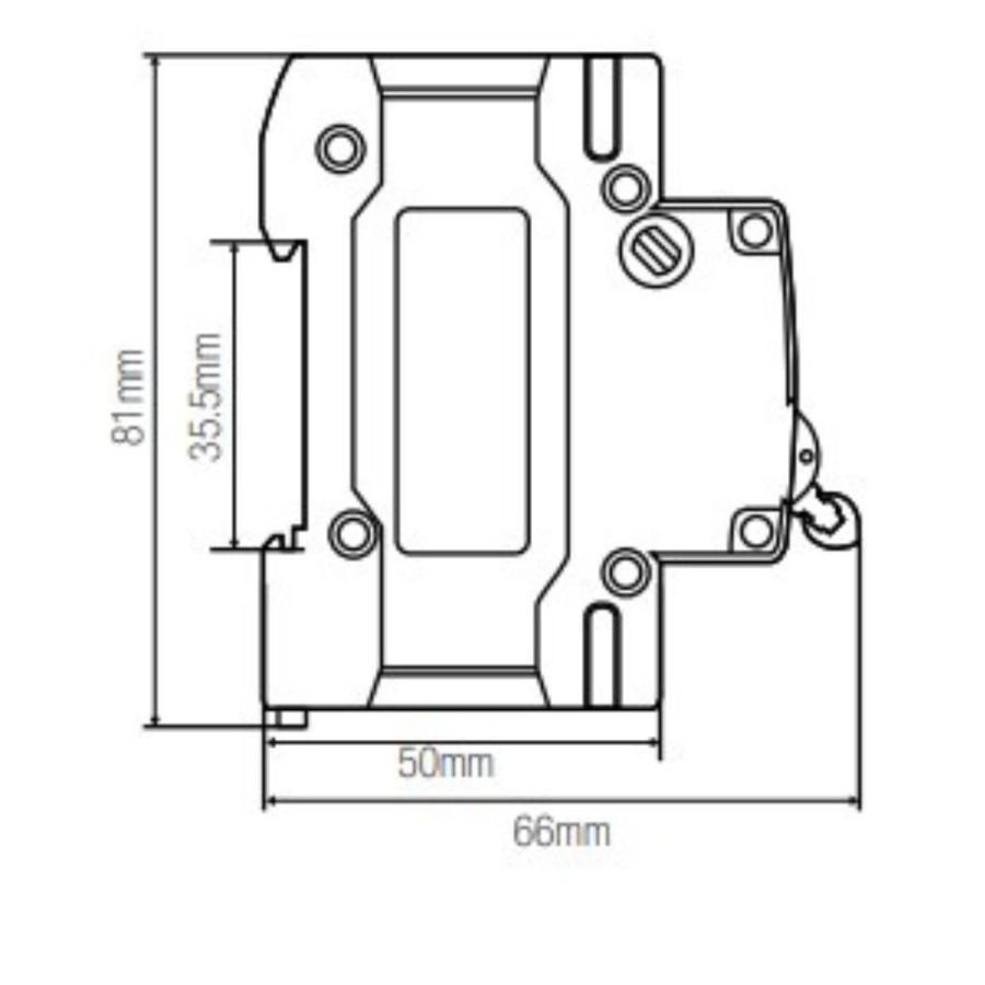 Interruptor Automático Kersting 6kA, C, 1x10A