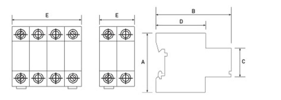 Interruptor Kersting diferencial 2x40A, 30mA Blanco