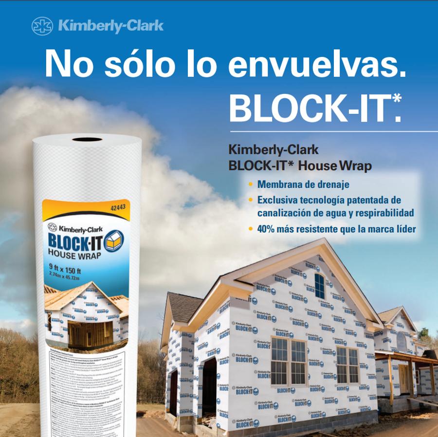 Membrana Hidrófuga Premium Homewrap 28m2 Kimberly Clark